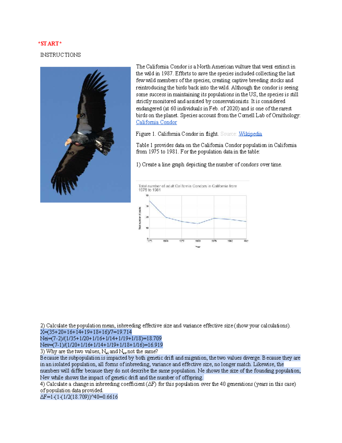 CCP 6 - California Condor Conservation: Population Analysis & Graphs ...