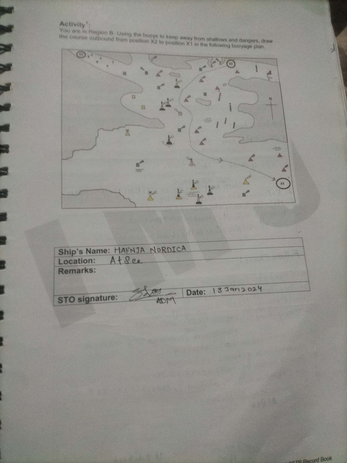 Activity 1Z: Terrestrial Navigation Tasks for Course T L T - Studocu