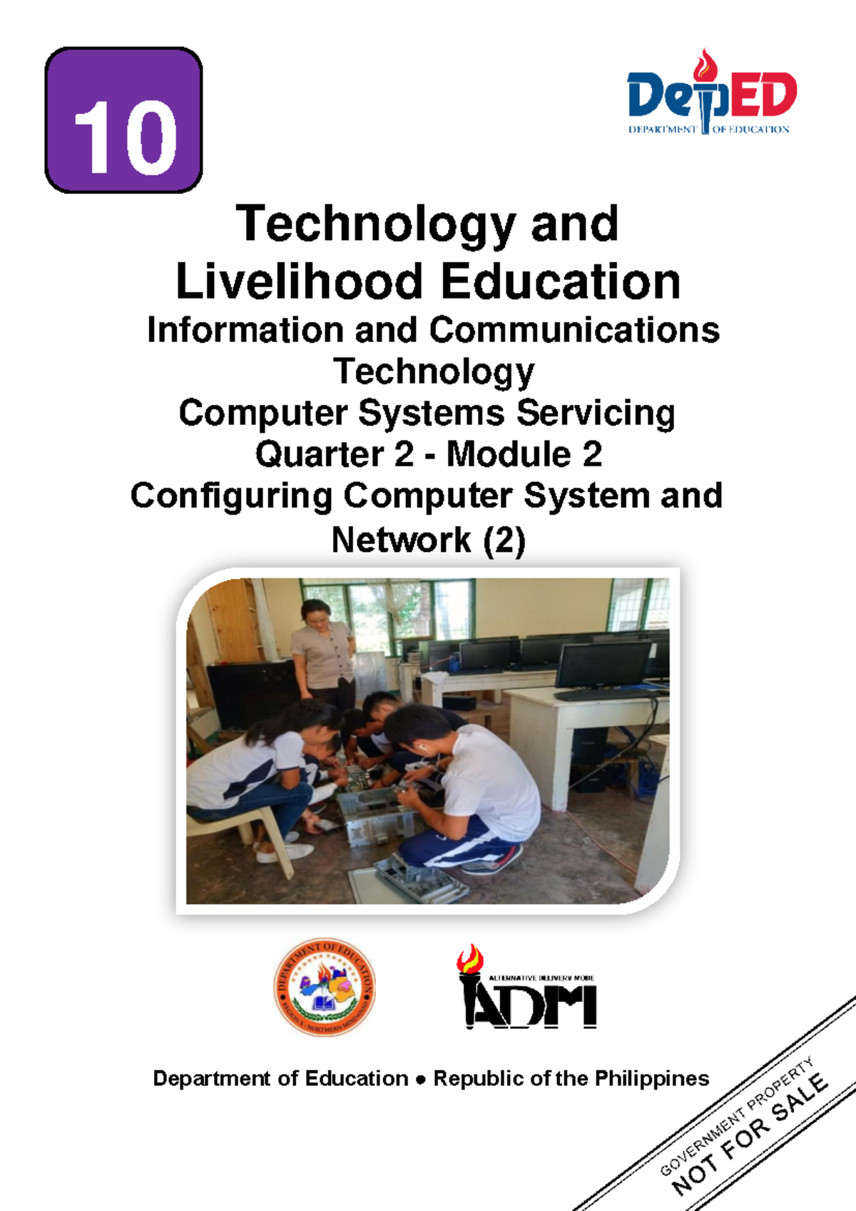 TLE10 ICT CSS Q2 Mod 2: Configuring Computer Systems & Networks - Studocu