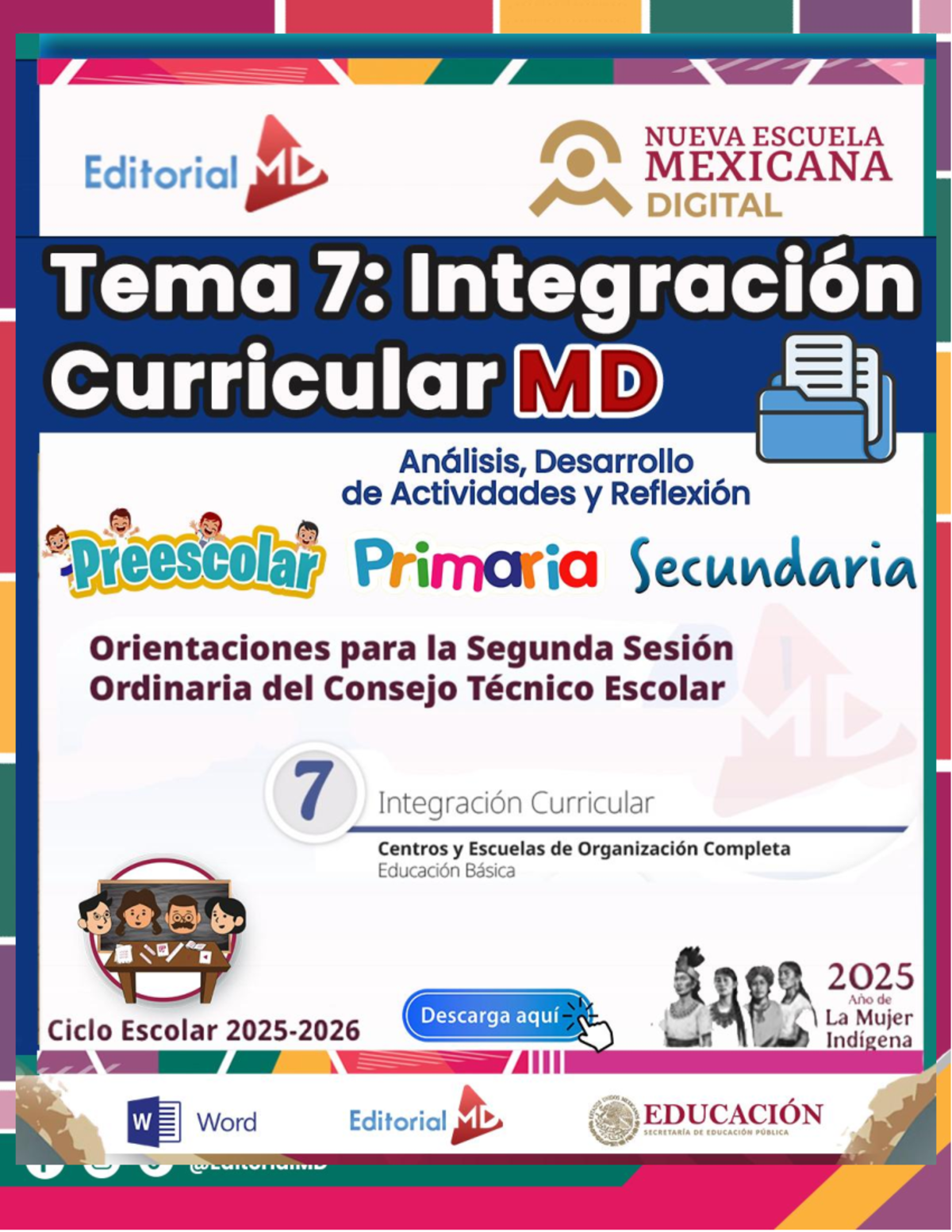 Tema 7: Integración Curricular en el Plan de Estudio 2022 - MD - Studocu