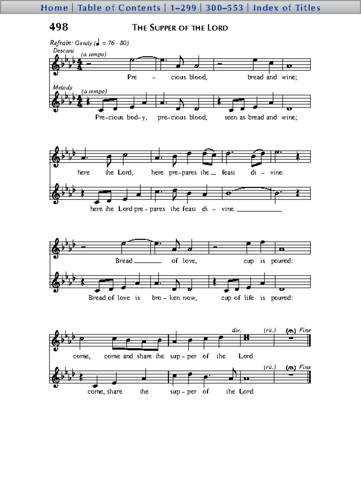 The Supper of the Lord SATB: Choral Arrangement Notes - Studocu