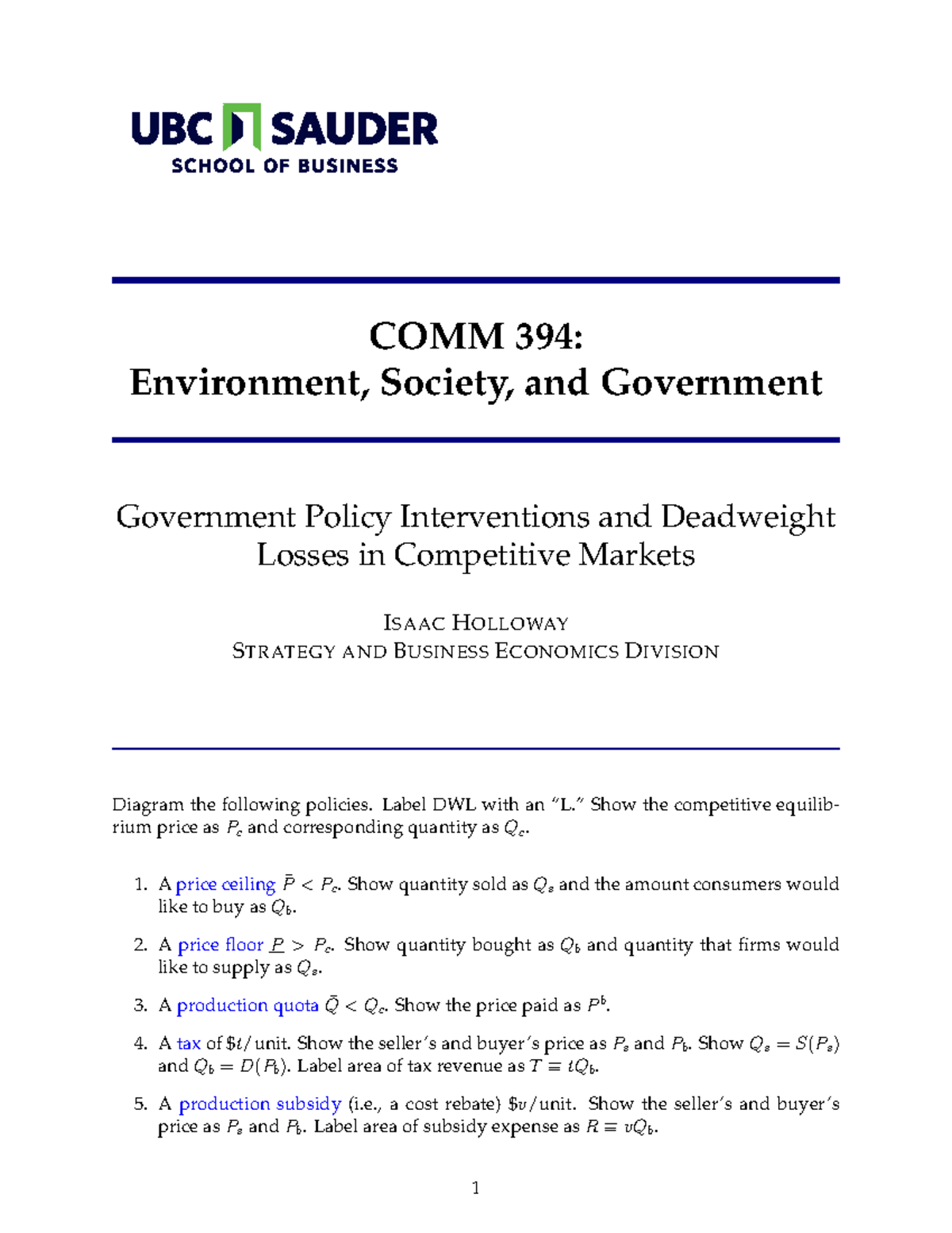 DWL Graphs - COMM 394: Environment, Society, and Government Government ...