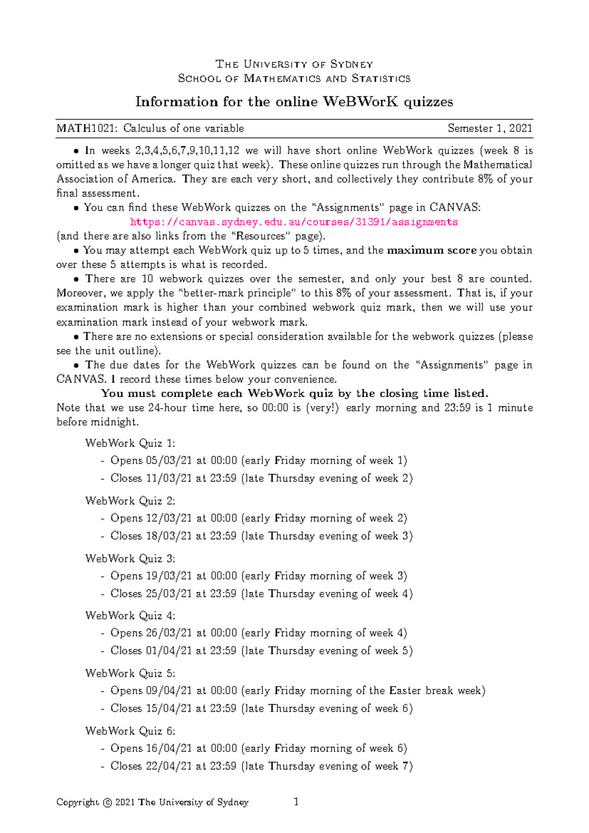 Webwork Basic - type - The University of Sydney School of Mathematics ...