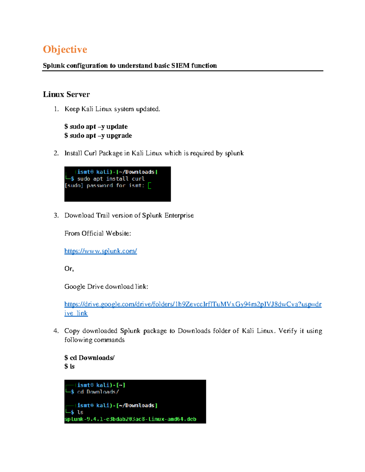 Lab 3.7: SIEM Setup & Splunk Configuration Guide - Studocu