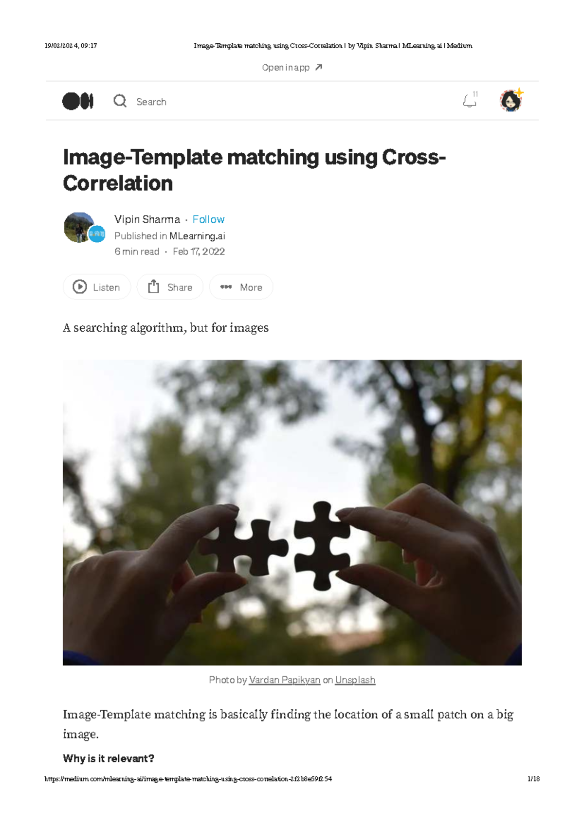 09:17 Lecture Notes on Image Matching Techniques (CS 101) - Studocu