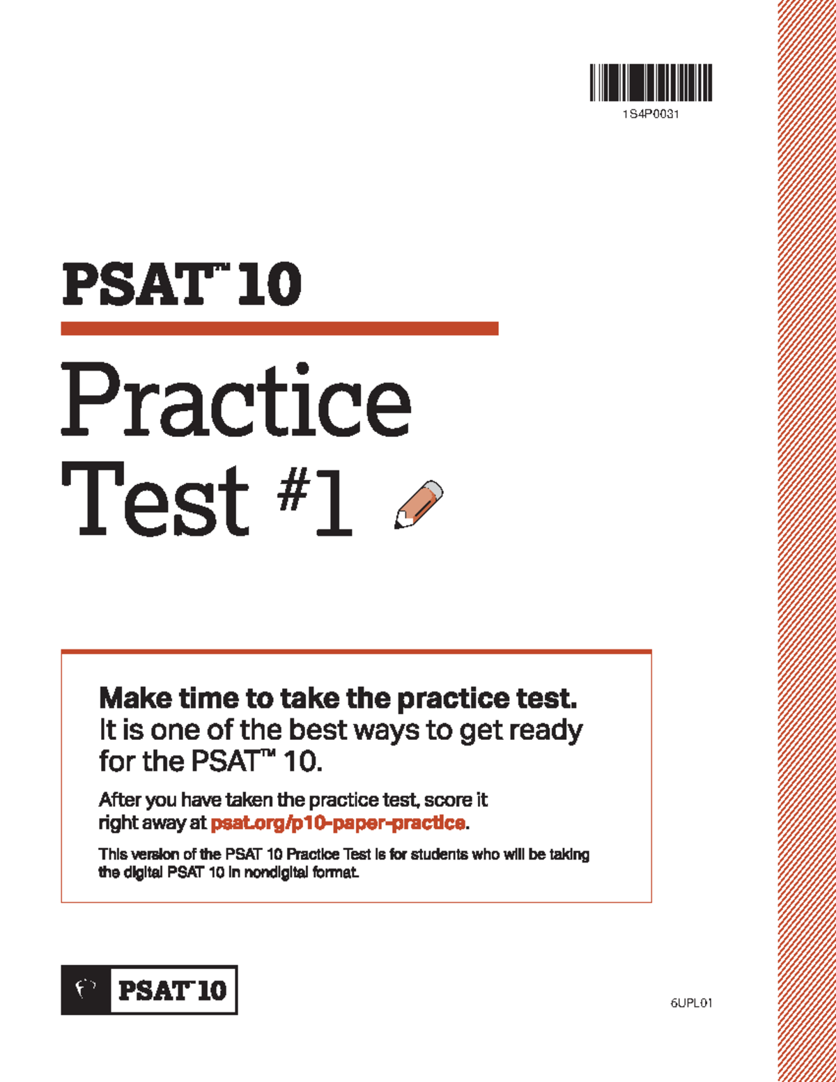 Httpssatsuite.collegeboard - 1S4P PSAT’ 10 Practice Test# 1 Make time ...