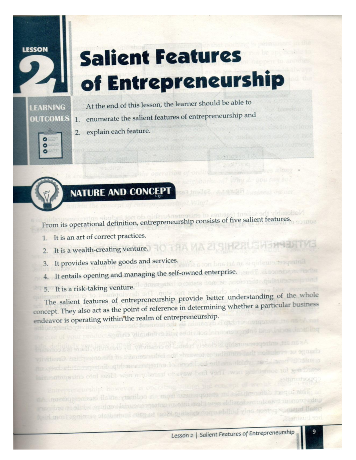 Chapter 1: Key Concepts and Summary of Lesson 2 - Studocu