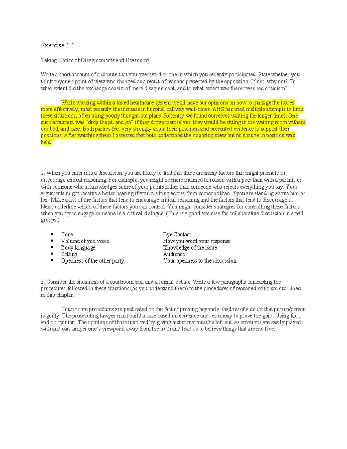 Unit 1 - Critical Reasoning Study Notes and Exercises - Studocu