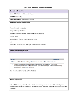 Proficiency Scale and Assessment OKM1 Task 2 - OKM1: Standards-Based ...