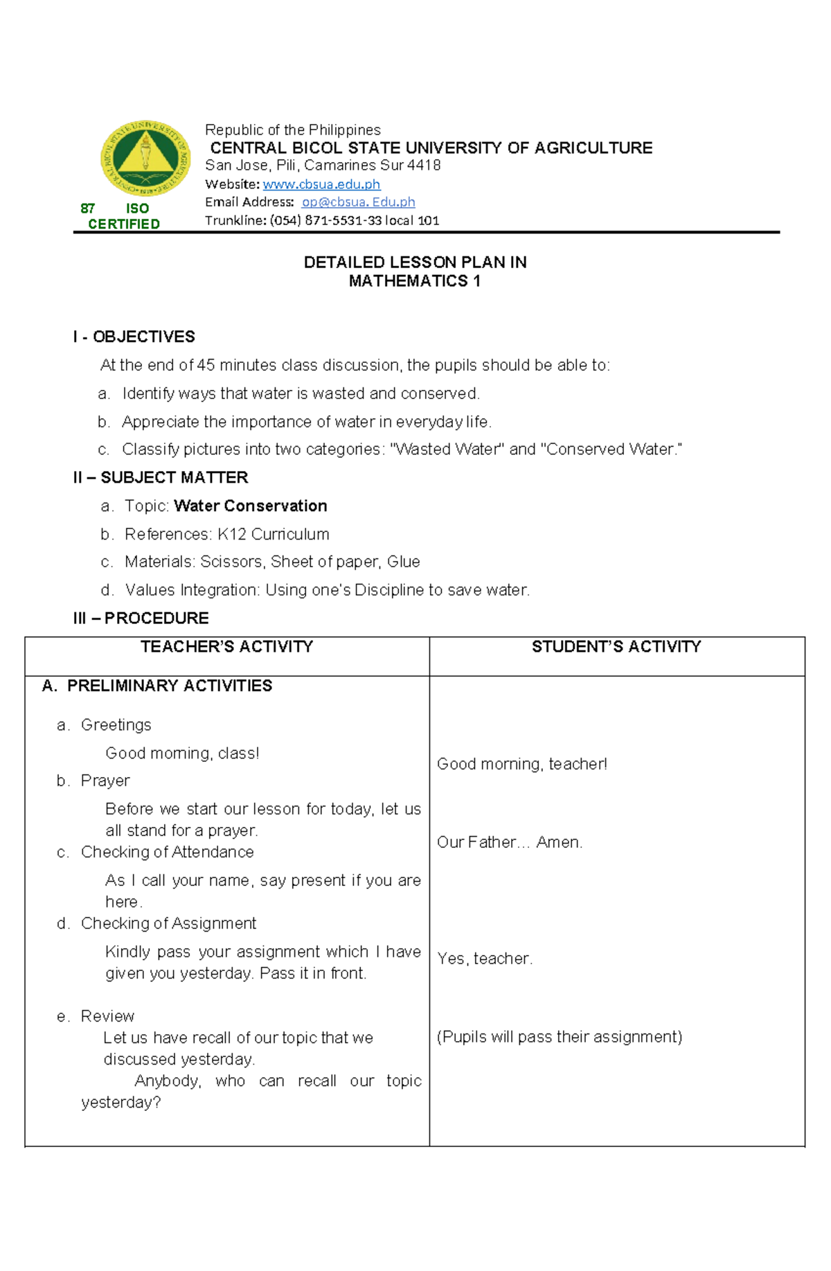 Detailed- Lesson-PLAN-IN-MATH-1 - 87 ISO CERTIFIED Republic of the ...