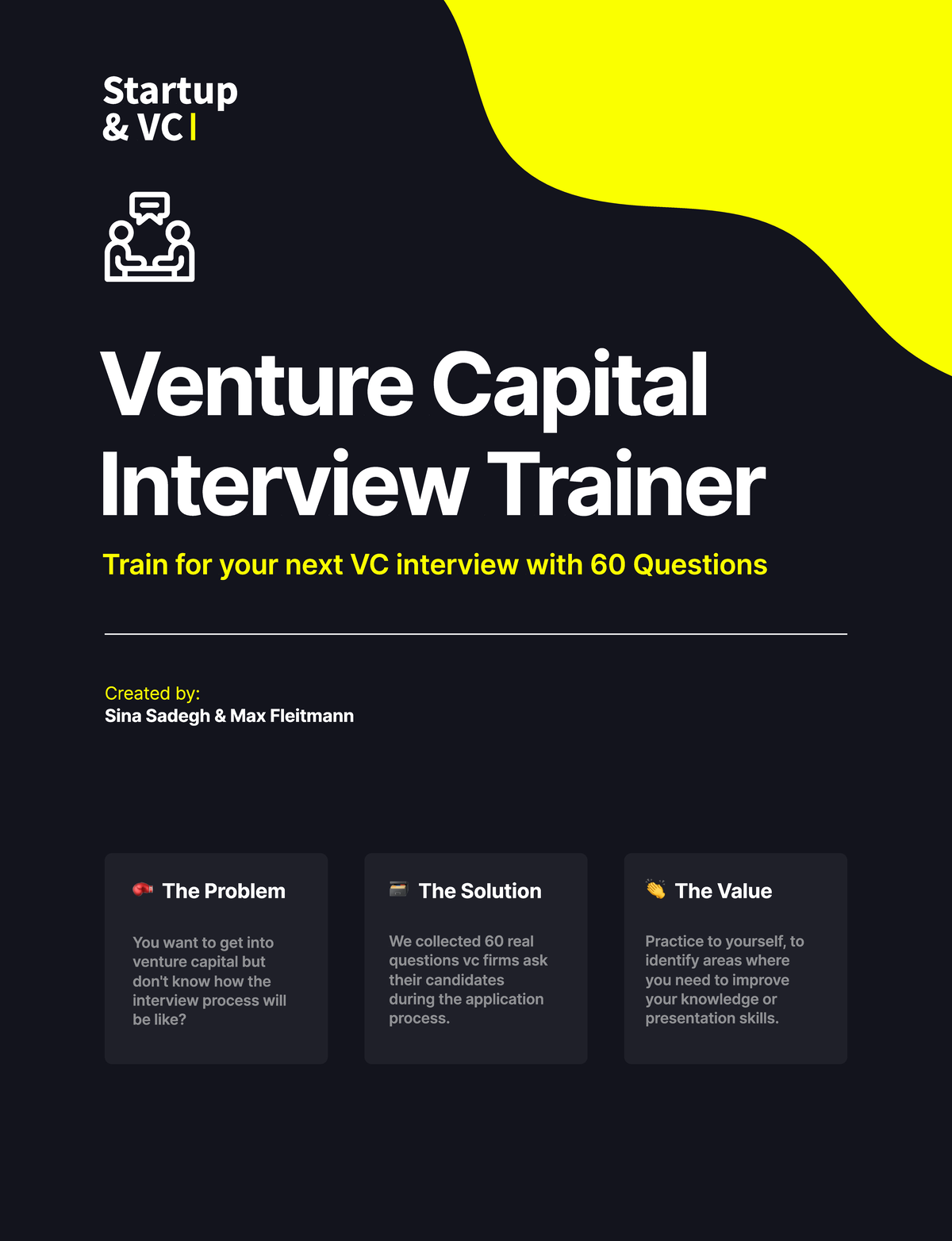 Venture Capital Interview Prep: 60 Key Questions for Success - Studocu
