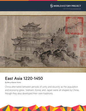 East Asia: Political & Cultural Developments (1220-1450) - Studocu