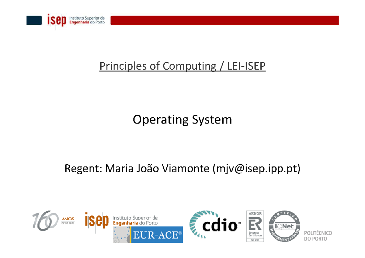 EN 5 Operating System: Principles and Management Overview - Studocu