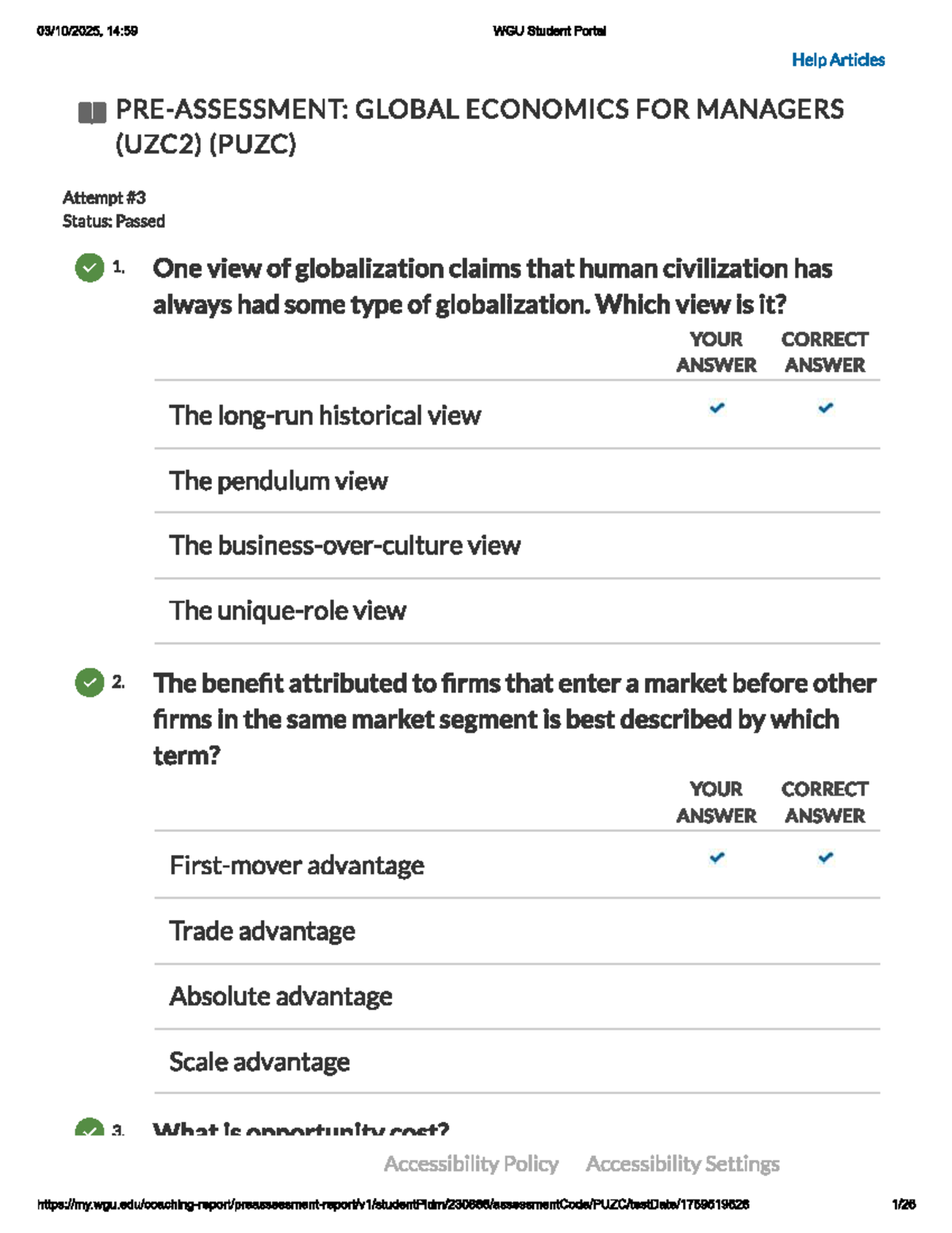 C211 PA 10-3 - Global Economics for Managers Study Guide - Studocu