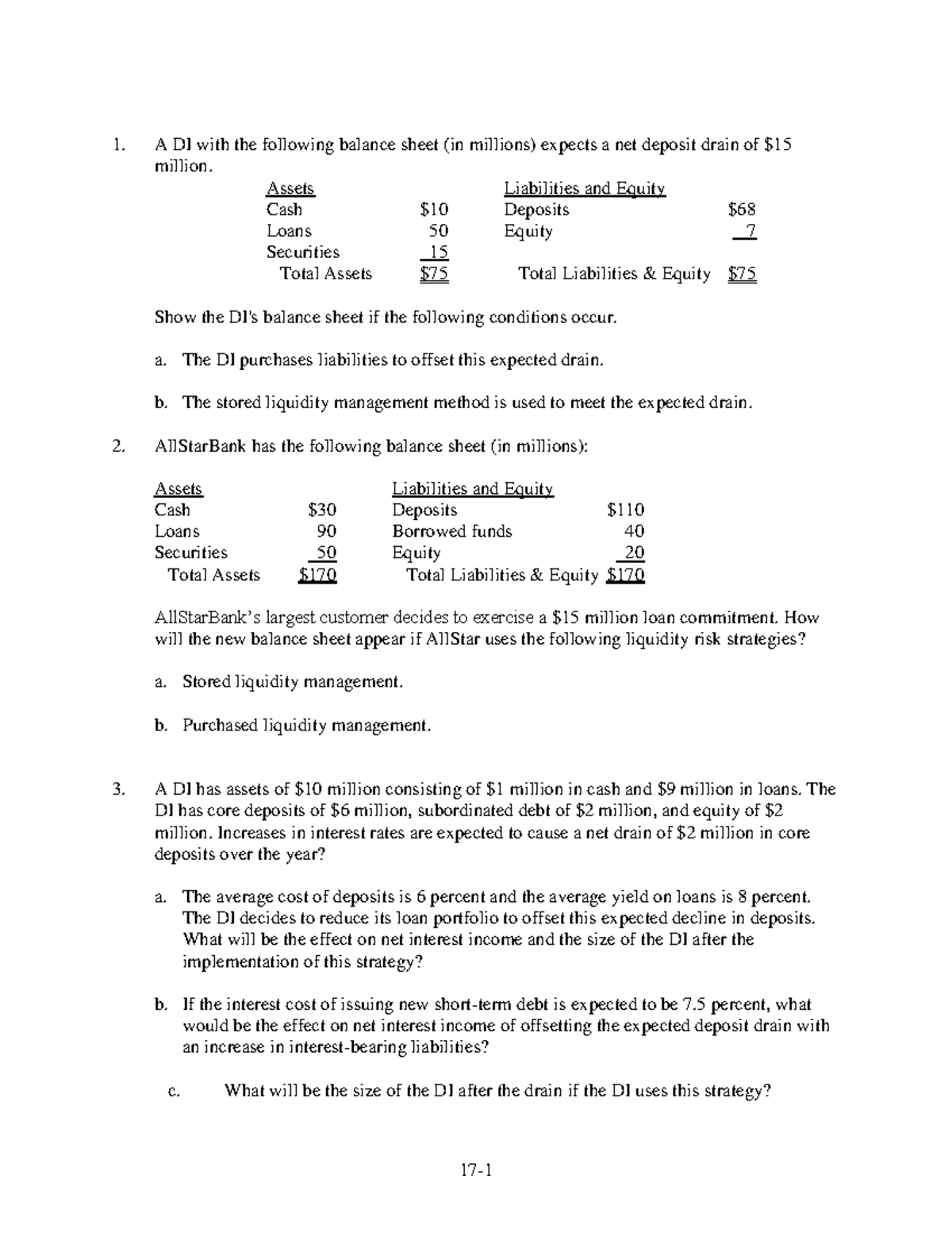 Solutions for End of Chapter Questions - FIN 301 Essentials - Studocu
