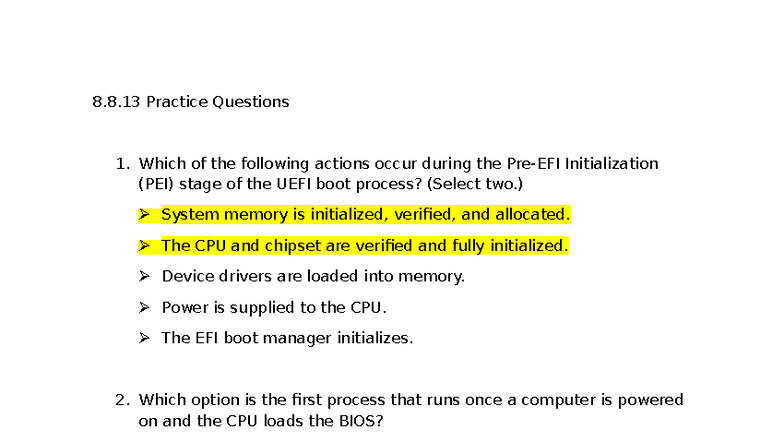6-2 Quiz: Troubleshooting Windows Boot Errors and Solutions - Studocu