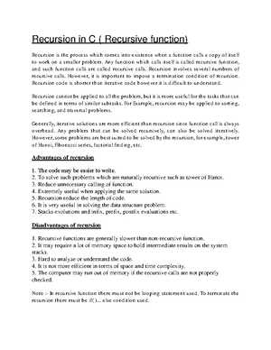 C Programming Complete Notes (CS 250227) - Overview of Computer ...