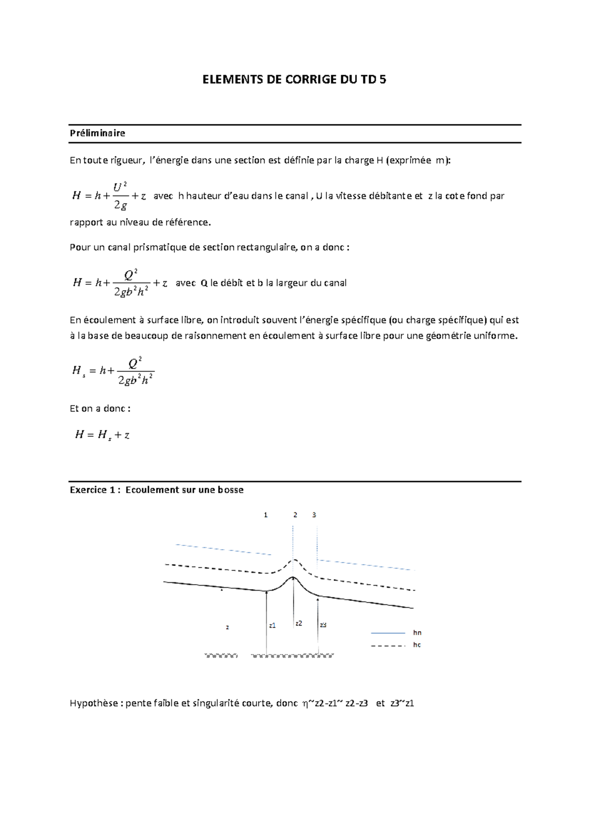 Elements correction TD5 2017 - ELEMENTS DE CORRIGE DU TD 5 PrÈliminaire ...