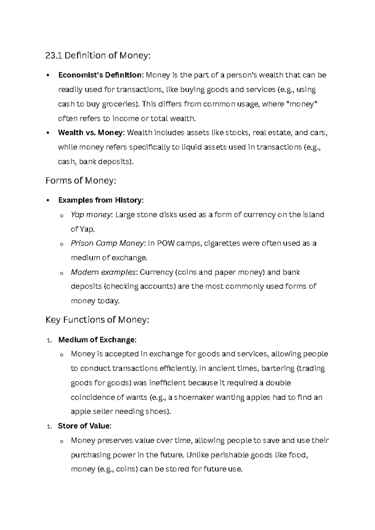 Understanding Money: Definitions, Functions, and Inflation Dynamics ...