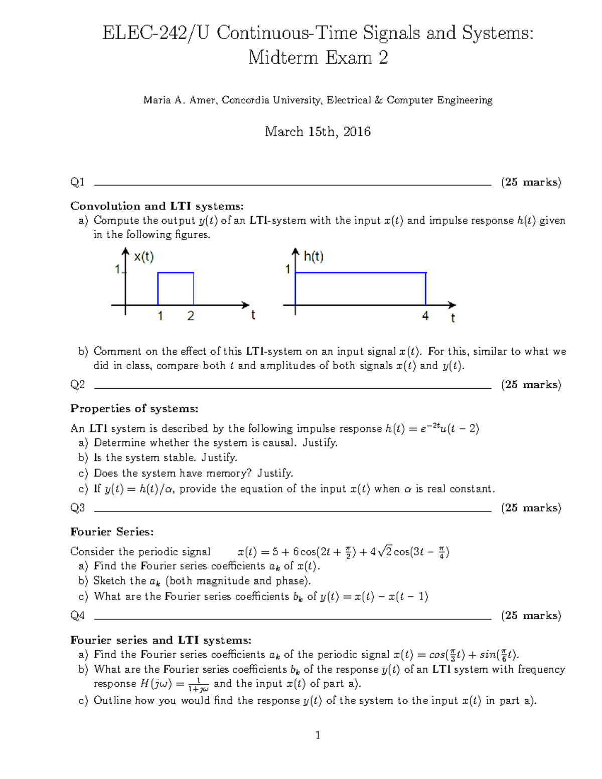 Lab Report 3: AC Circuit Analysis & Filter Design - ELEC 273