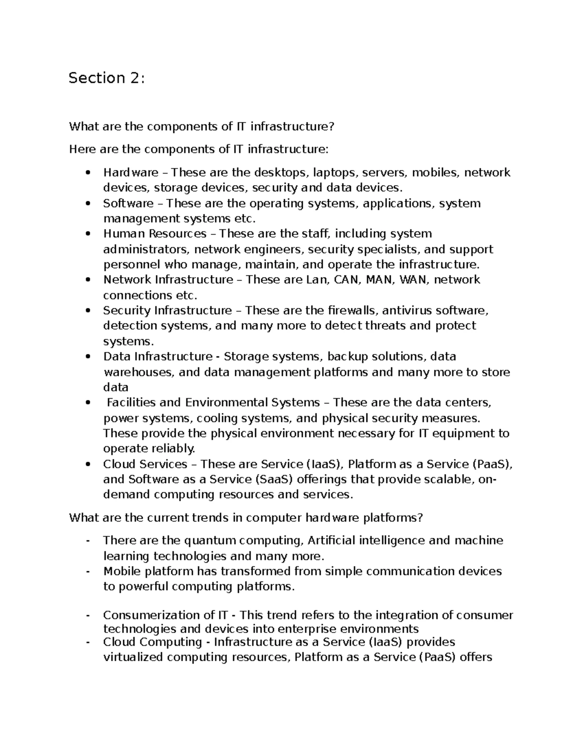 C724 Information Systems Management Study Guide - March 2023 - Studocu