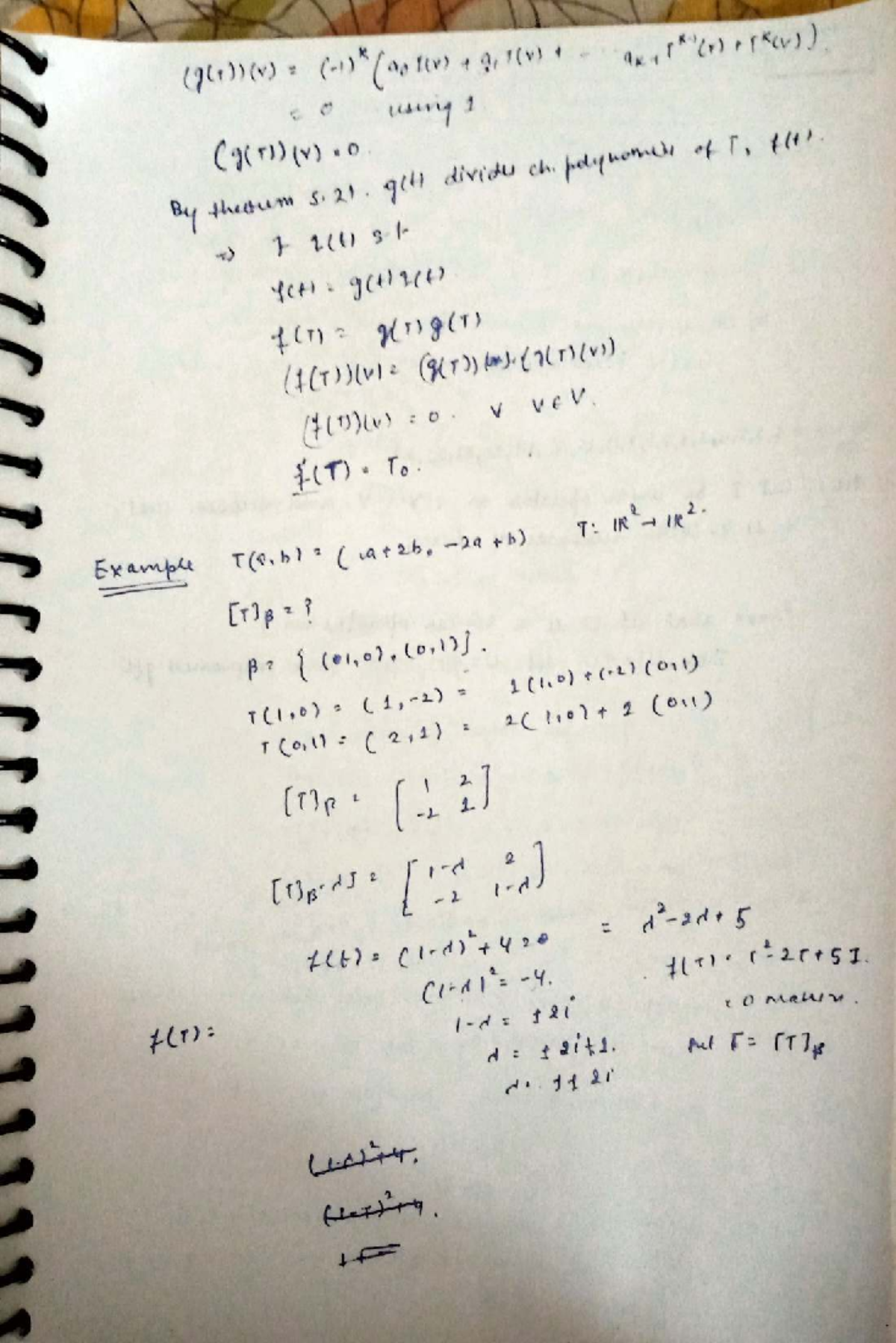 Linear 3 - Lecture Notes for Course Code 1h - Studocu