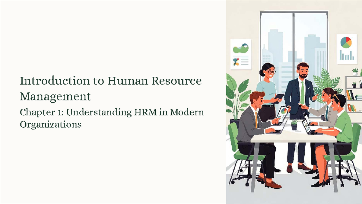 HRM 101: Understanding Modern HR Practices and Trends - Studocu