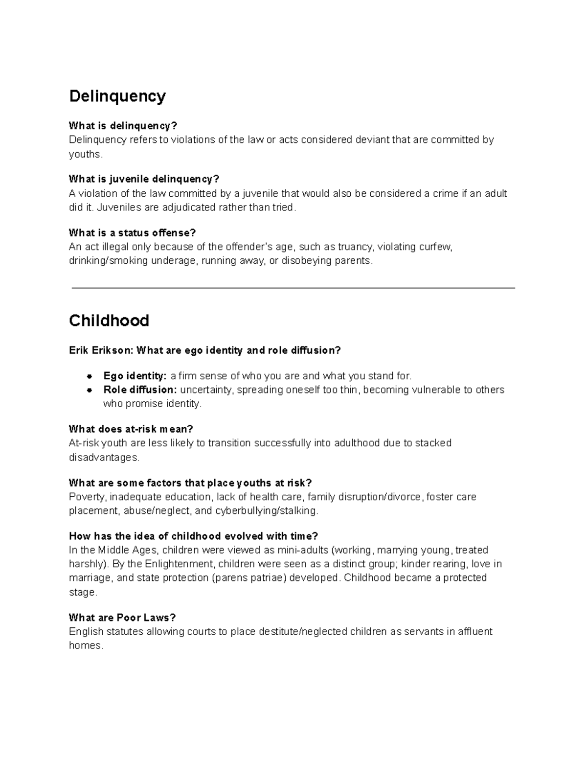 Poverty, Social Disorganization, and Delinquency Theories Overview (CRJ ...