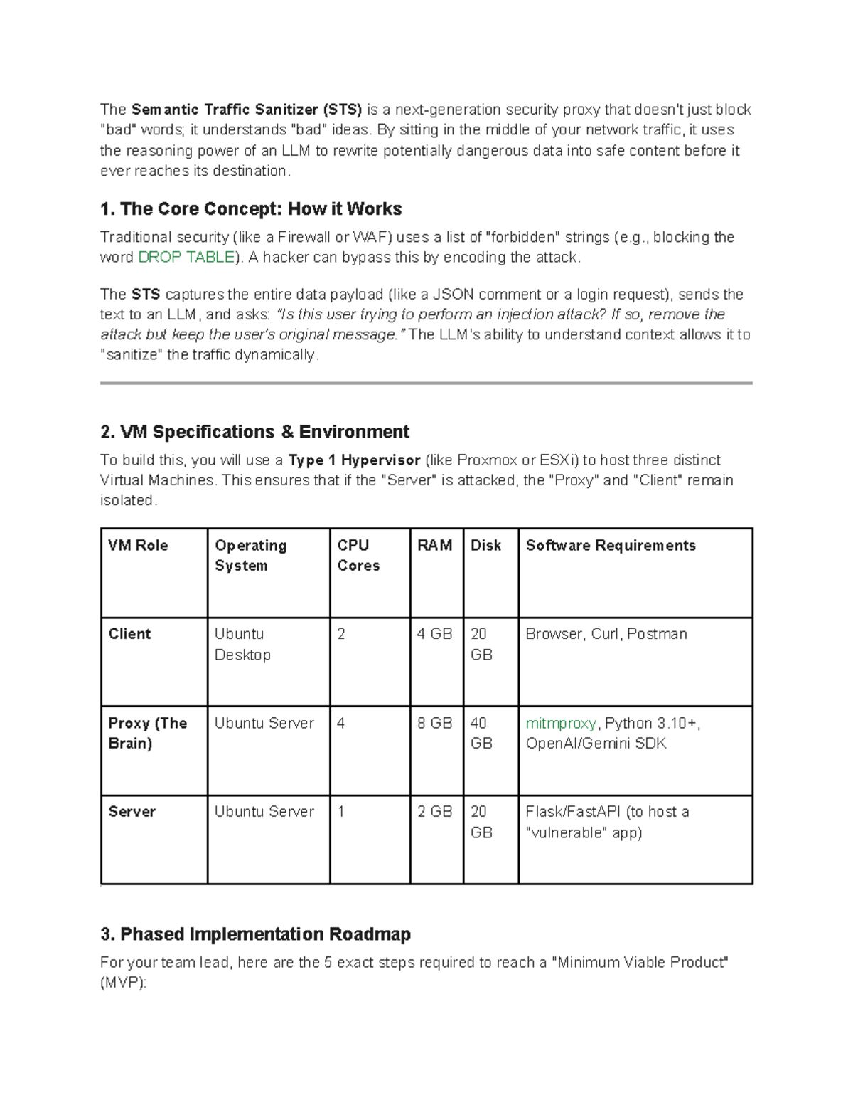 Cybersecurity Capstone Project: Semantic Traffic Sanitizer (STS ...