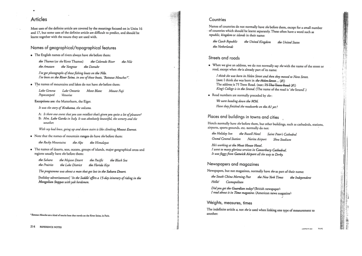 [Ref. Notes] Key Articles Overview and Analysis - Studocu