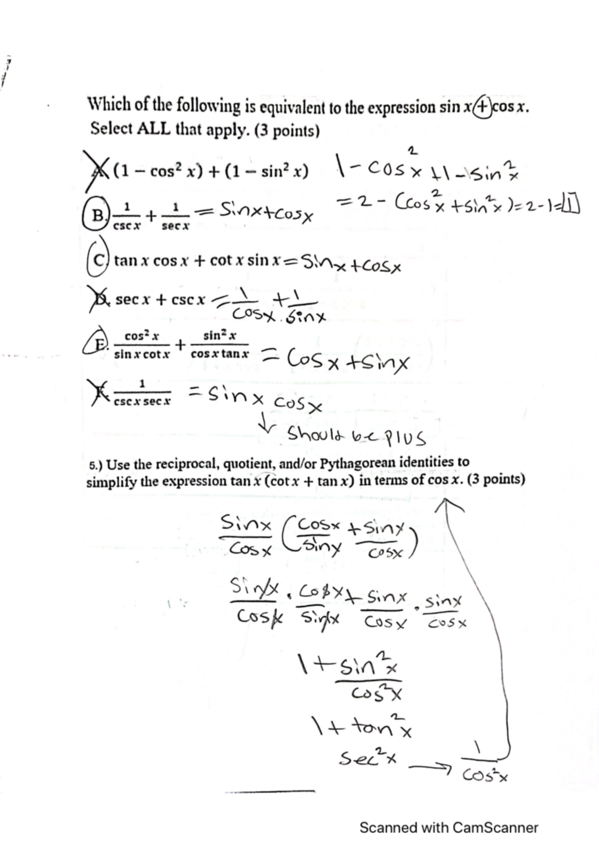 Precalc Exam Review 3: Practice Materials and Study Guide - Studocu