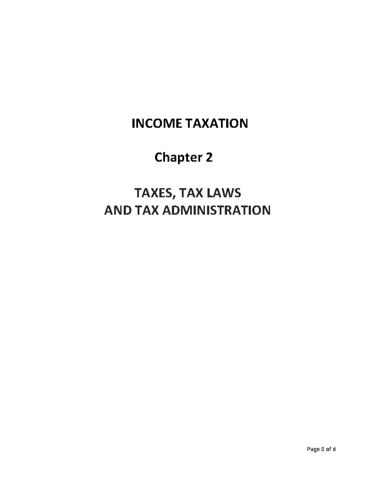 Income Taxation: Allowable Deductions Overview and Guidelines - Studocu