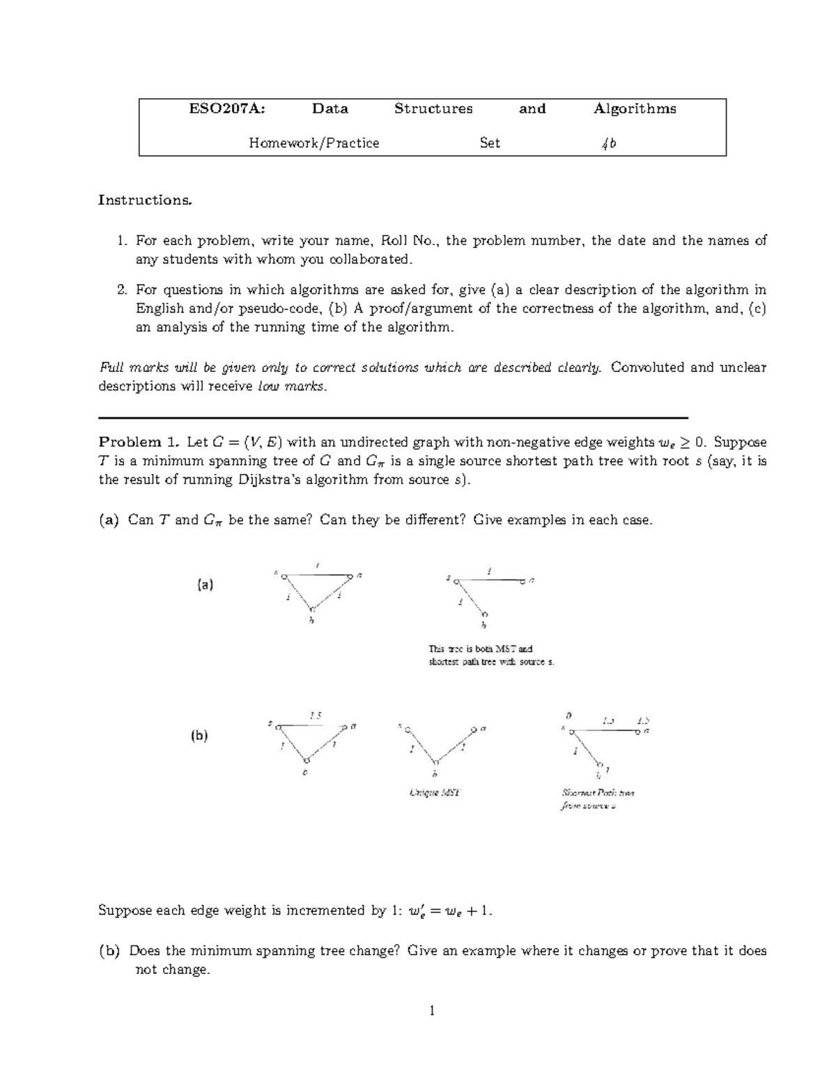 Solutions to practice problems - ESO207A: Data Structures and Set ...