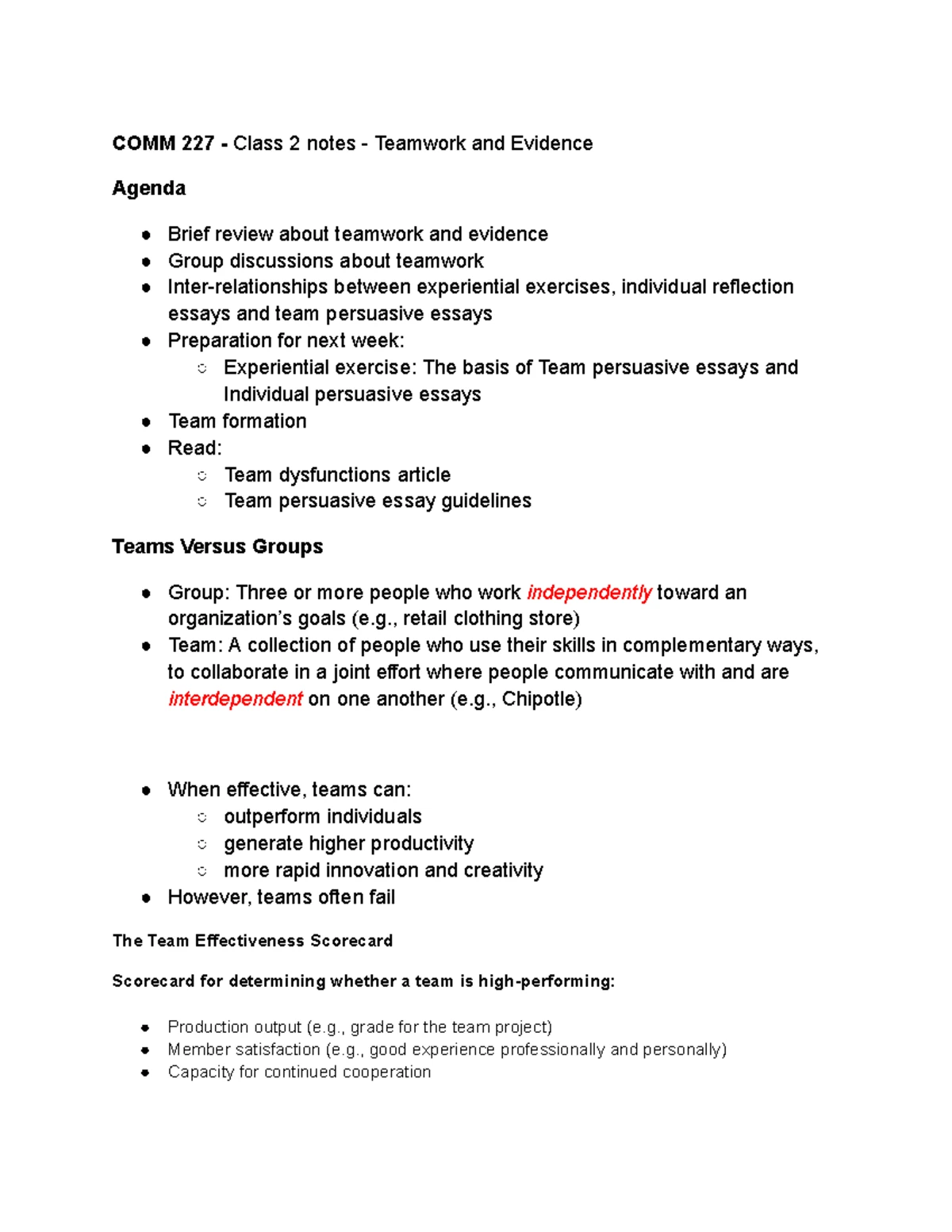 COMM 227 Winter 2025 Individual Reflection Essay Guidelines - Studocu