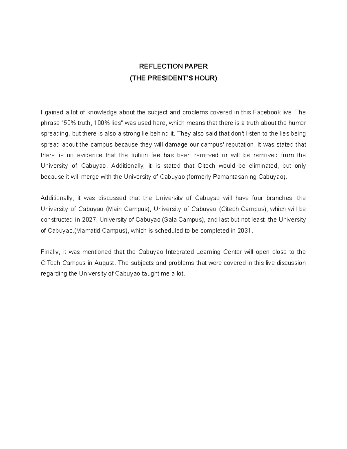Copy of Reflection PAPEr (20231110225248) - 1 are the concepts you ...