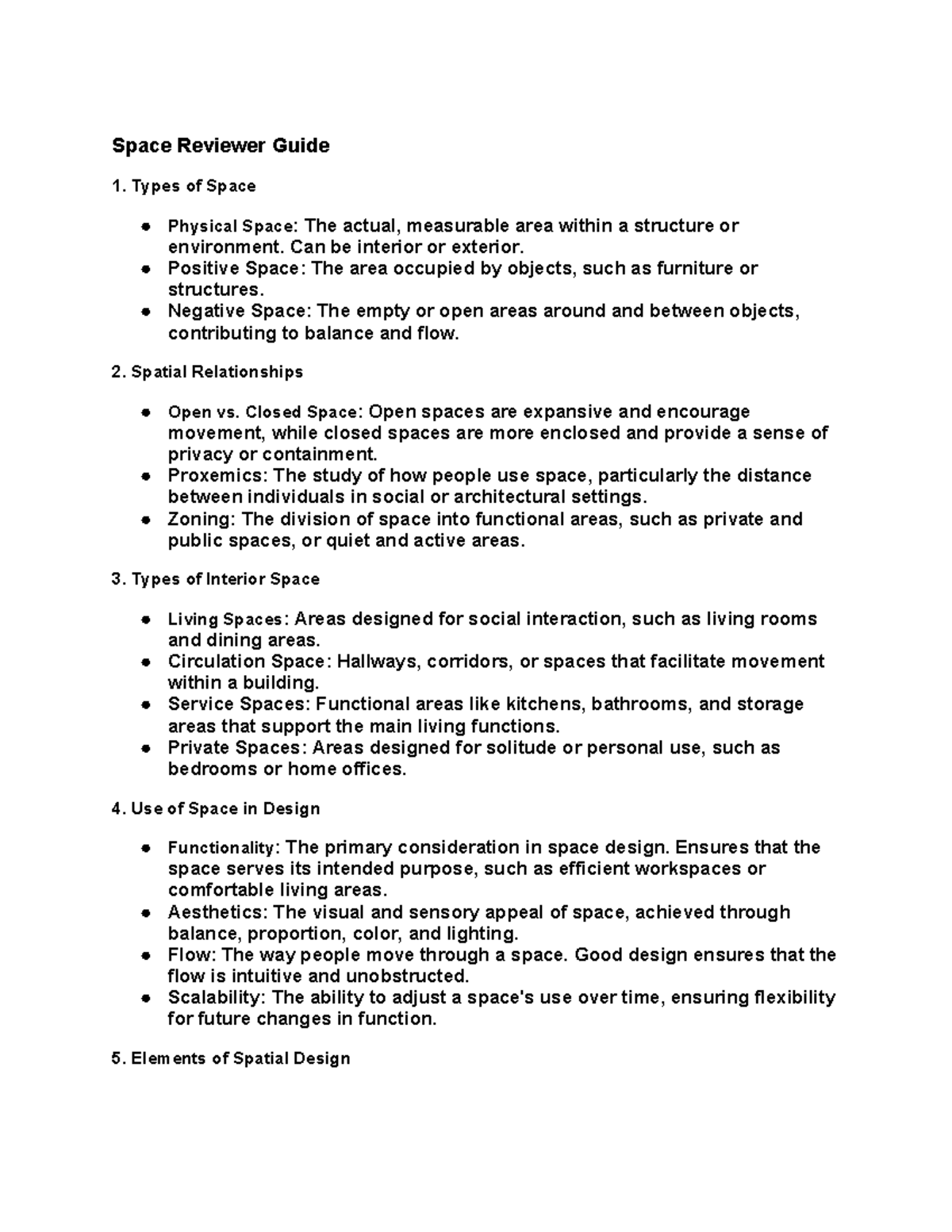Reviewer 10 - Comprehensive Guide to Space Types and Design Elements ...