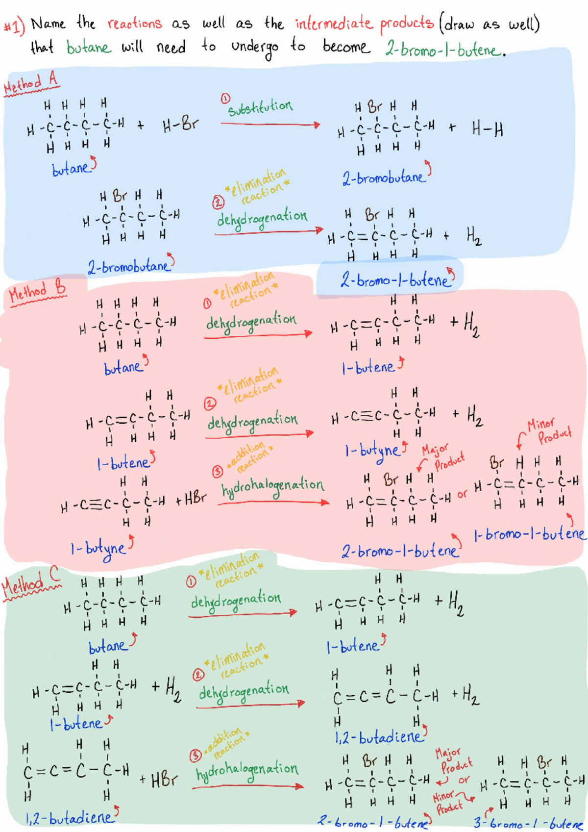 L4 Practice Problems: Organic Reactions of Butane - Studocu