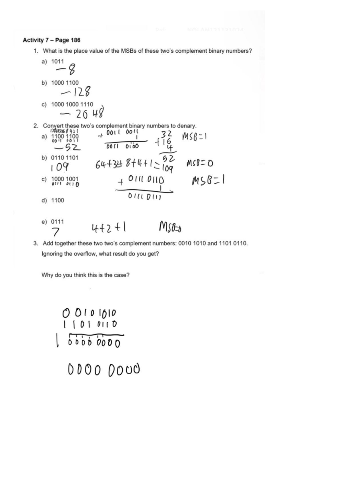 New Note - Notes about something - Def Activity 7 Page 186 1. What is ...