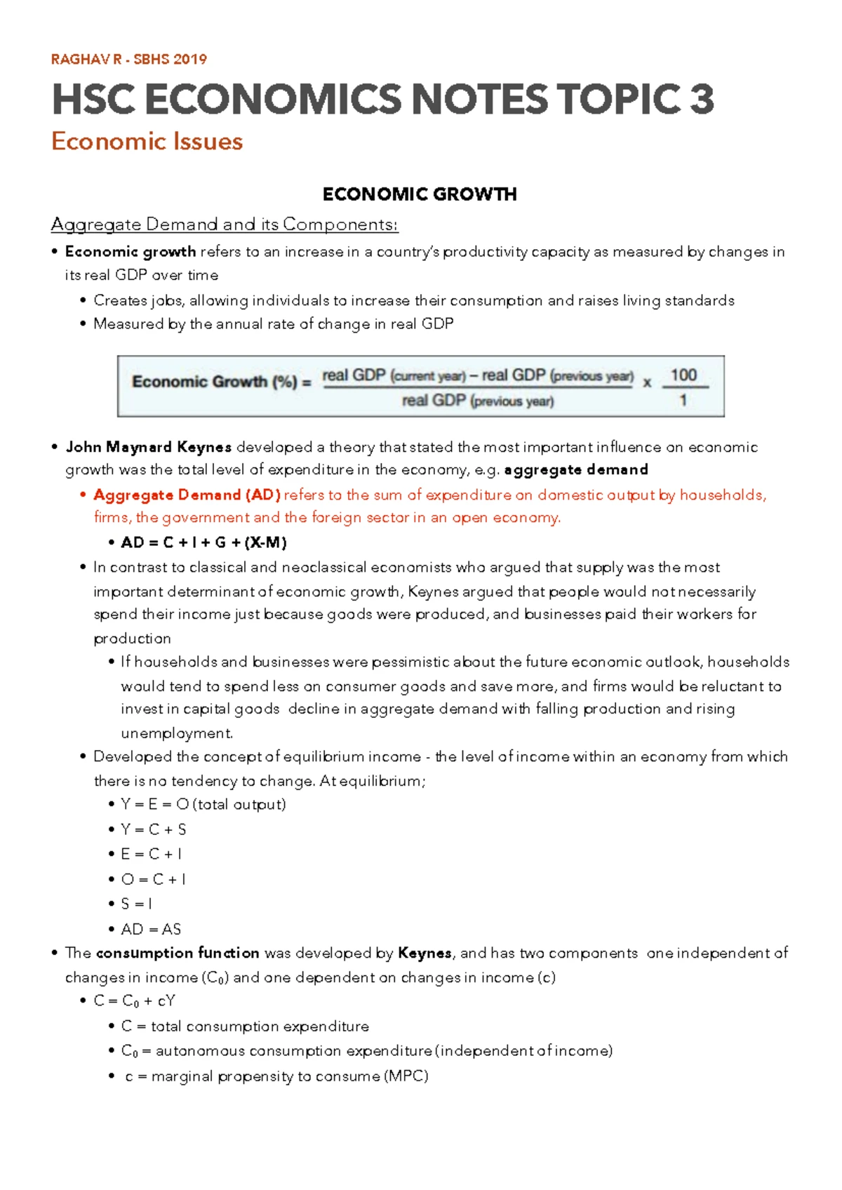 HSC 1.4 Topic 4: Economic Policies & Labour Market Management - Studocu