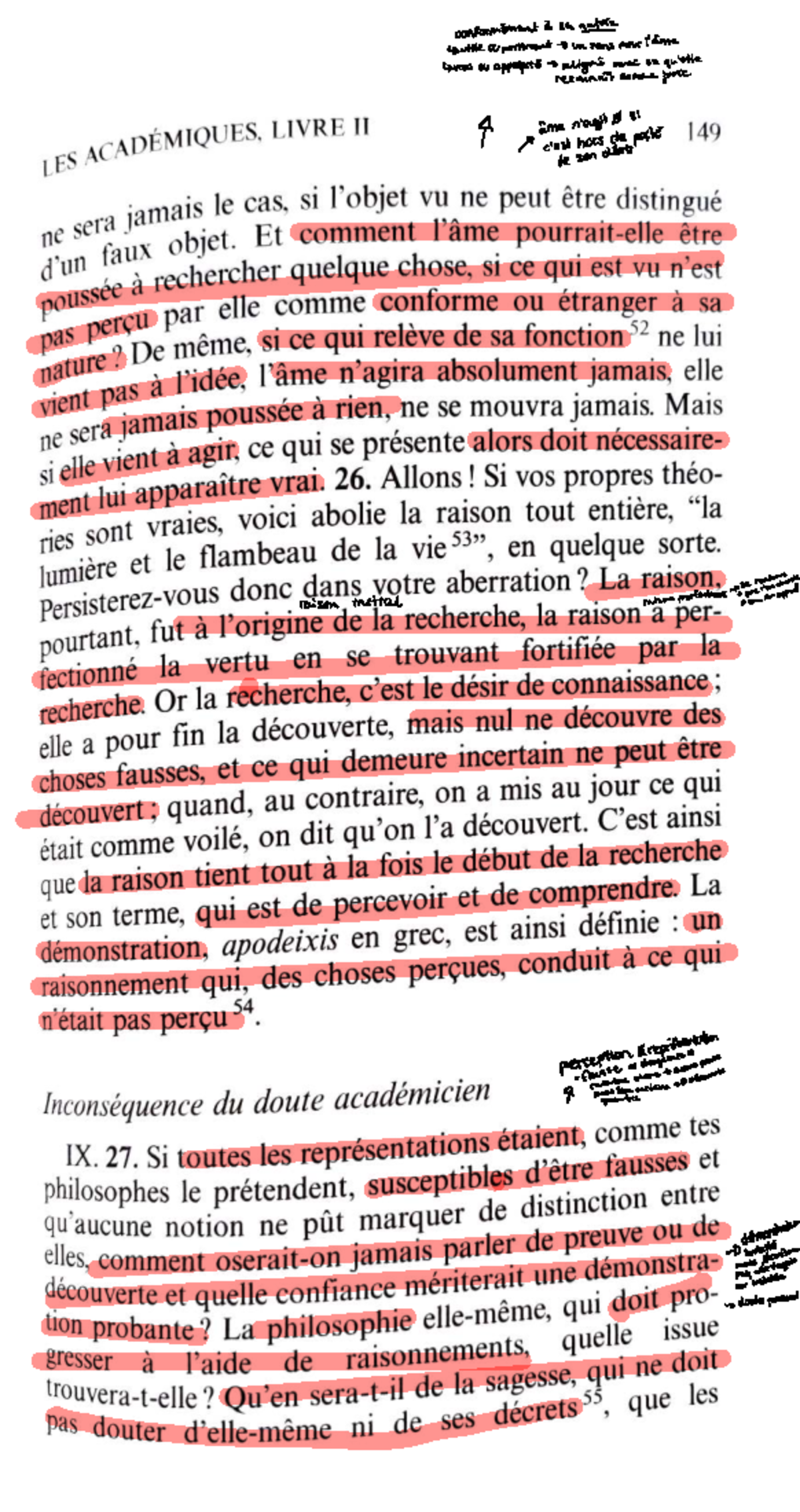 Cicéron et les Limites de la Connaissance Humaine - 4398 - Studocu