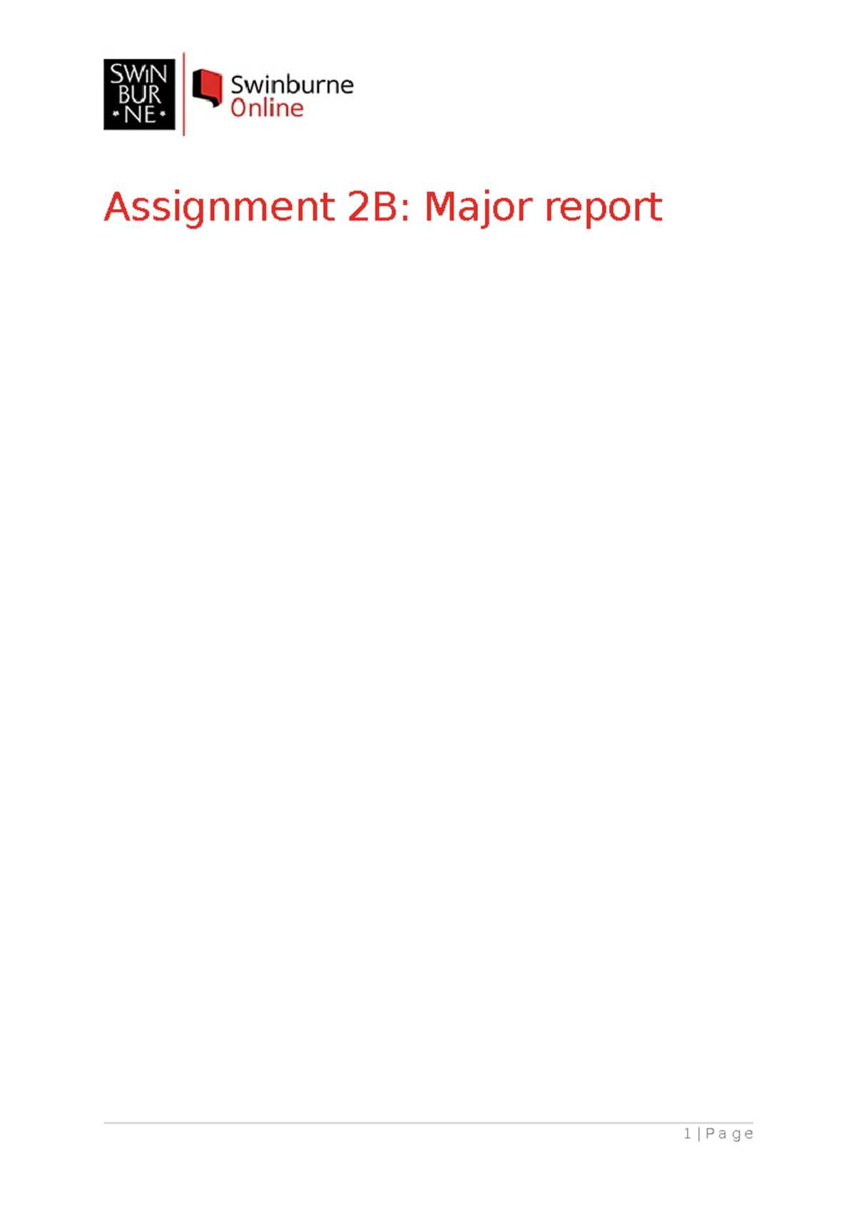 Upgrade on Assignment 2B: Major Report on Cognitive Failures and ...