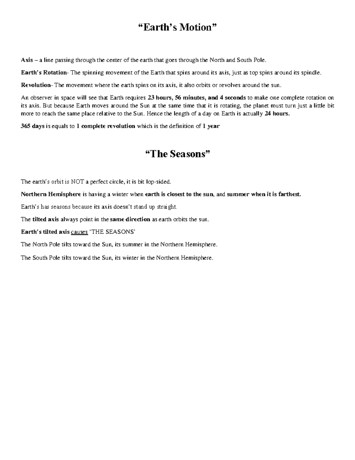 Earth's Axis and Rotation: Understanding Seasons and Time (EDU 1st ...