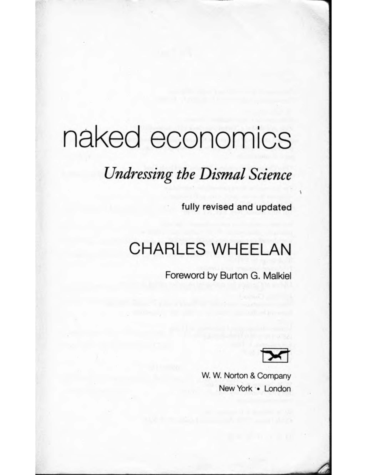 The Power of Markets Analyzing Economic Principles in Naked Economics