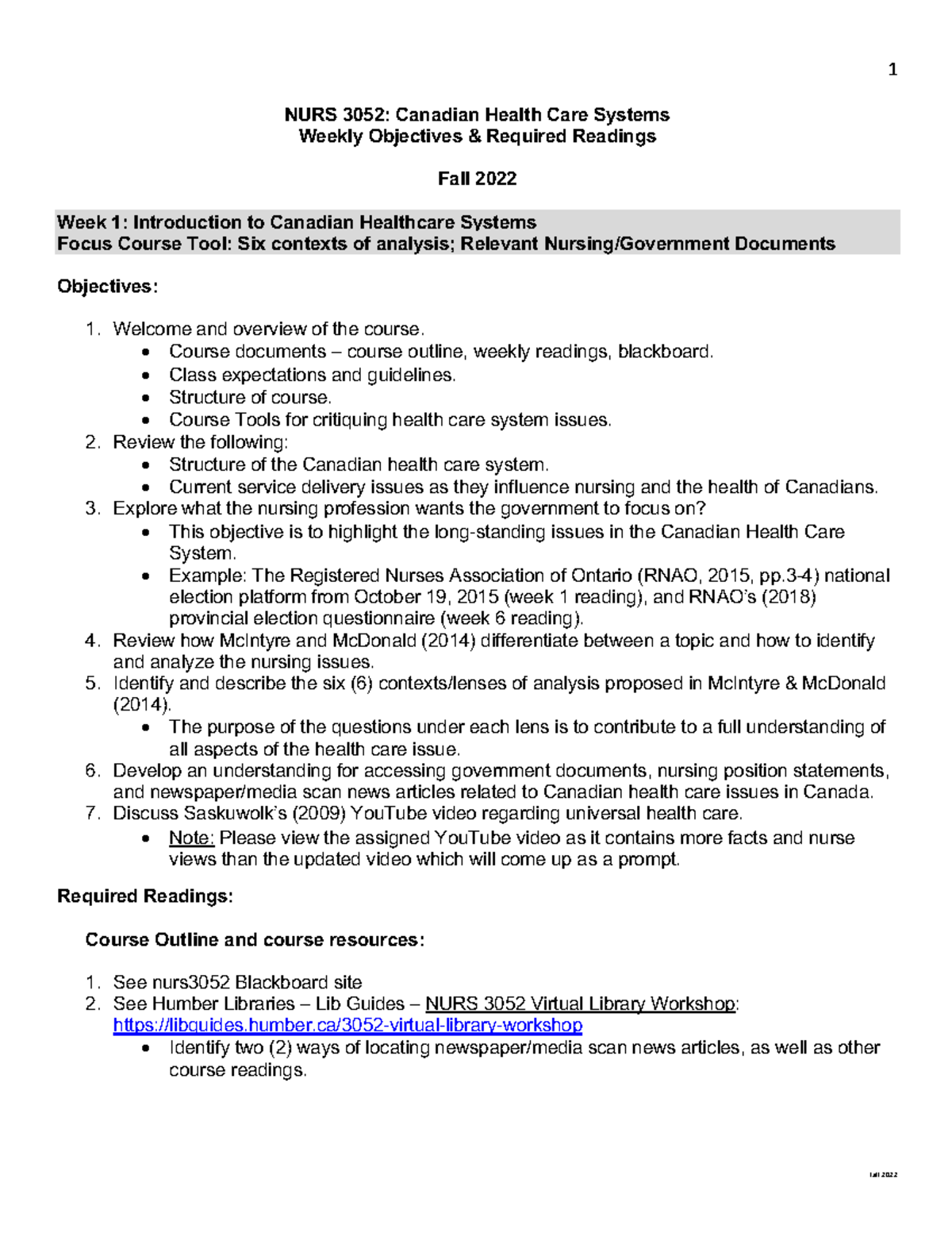 NURS 3052: Comprehensive Notes on Canadian Health Care Systems - Studocu