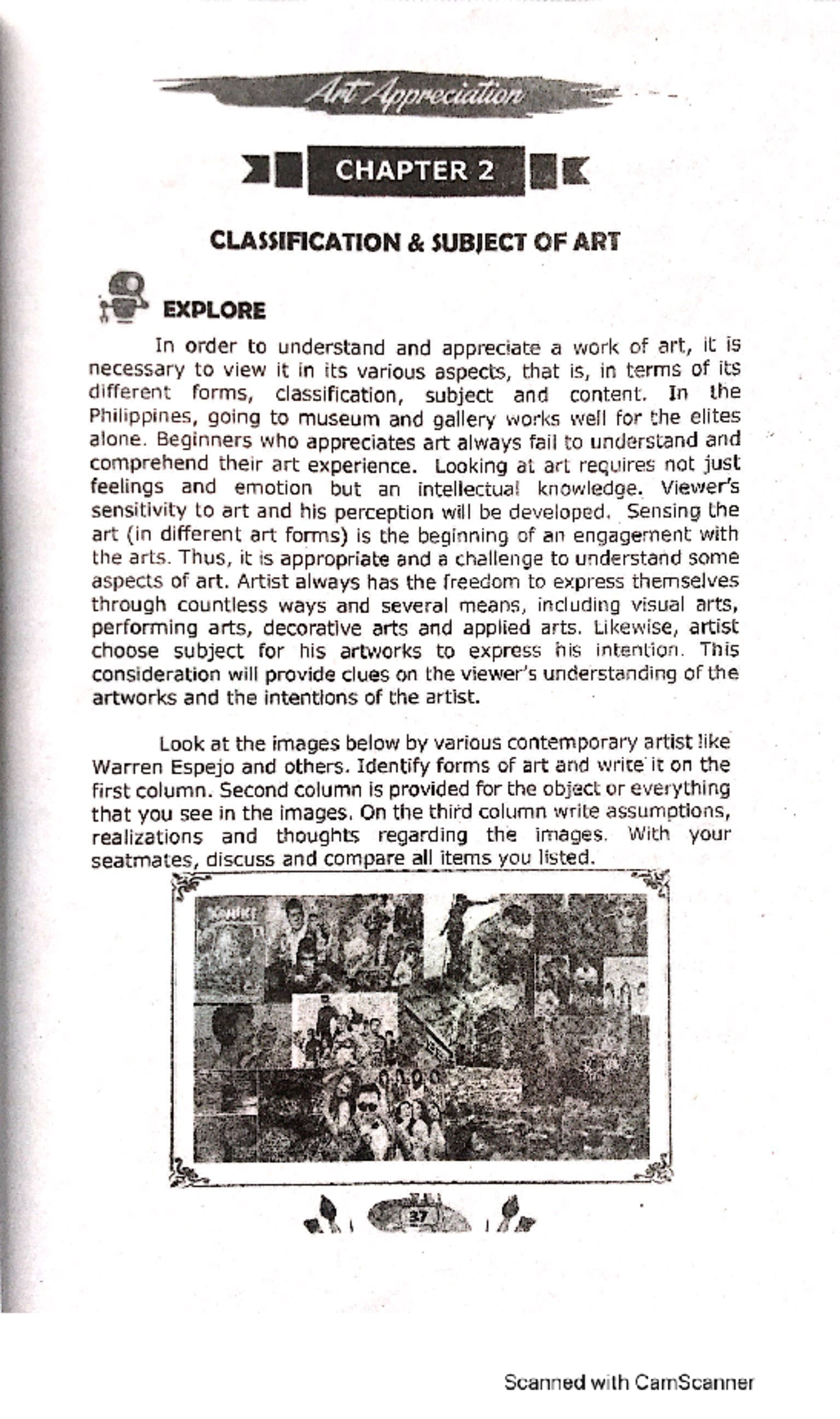 Chapter 2 Art Classification & Subject Analysis in Art Appreciation ...