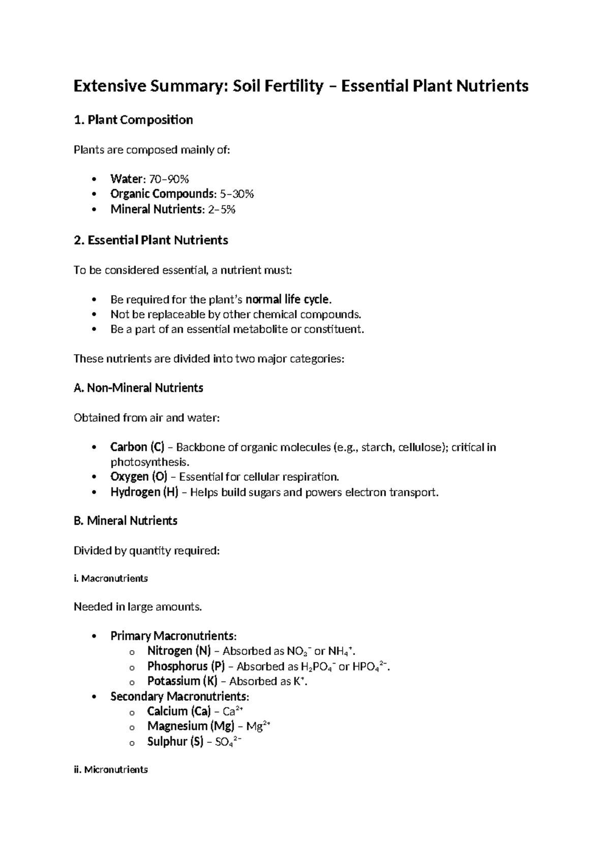 Soil 217 Test 3 2024 - Practice Questions and Key Concepts - Studocu