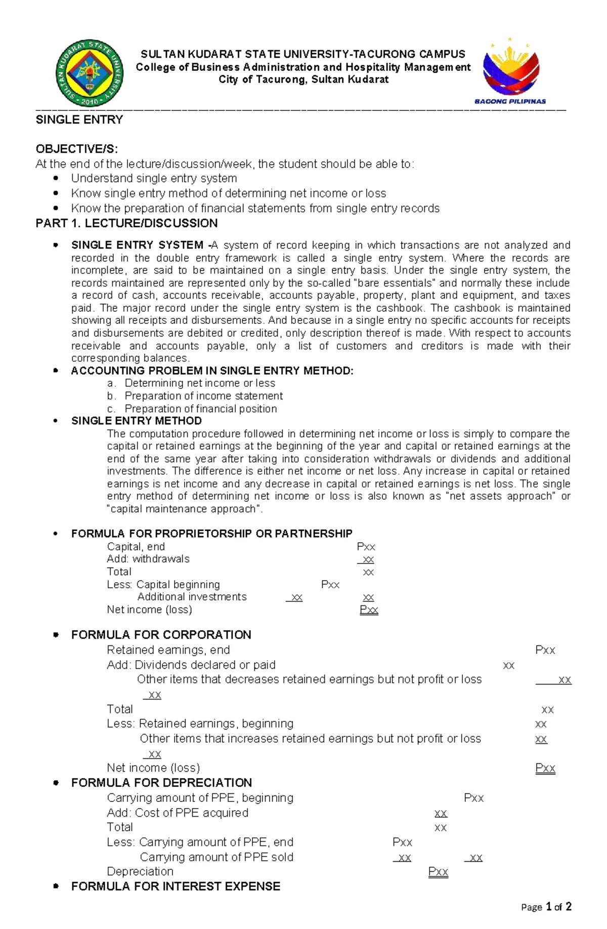 Audit Concepts and Principles: Document-16 Notes - Studocu