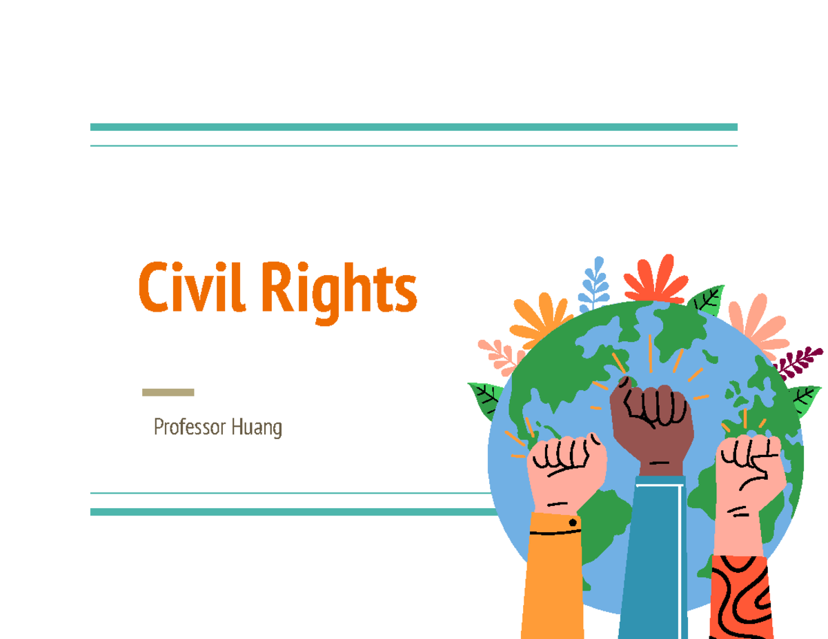 Civil Rights: Expansion and Challenges Overview (US Gov 2023) - Studocu