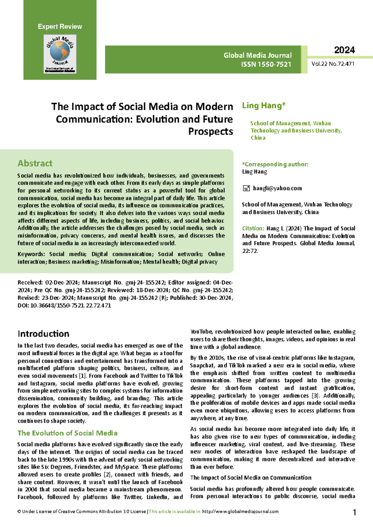 The Impact of Social Media on Modern Communication: Evolution & Future ...