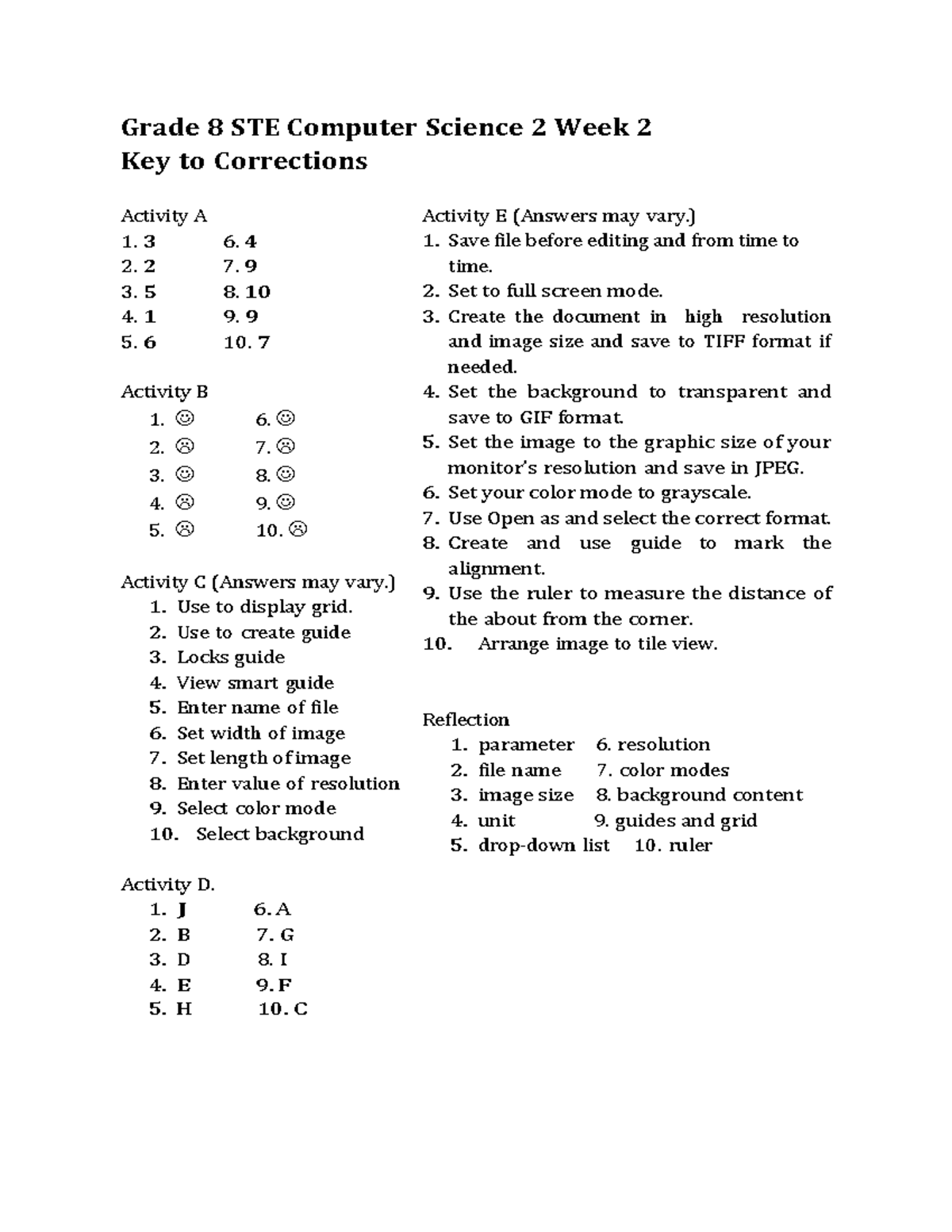 Grade 8 STE Computer Science 2 Week 2 - Grade 8 STE Computer Science 2 ...